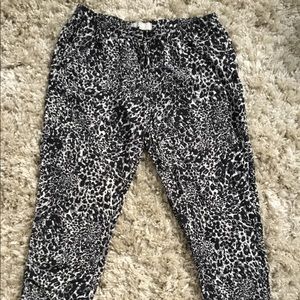Banana Republic Leopard Print Crop Pants